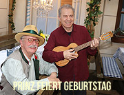 70. Geburtstag des Münchner Kunstmalers Wolfgang M. Prinz: Bayerische Brotzeit im Franziskaner mit prominenten Gratulanten am 10.10.2018 (©Foto: Martin Schmitz)